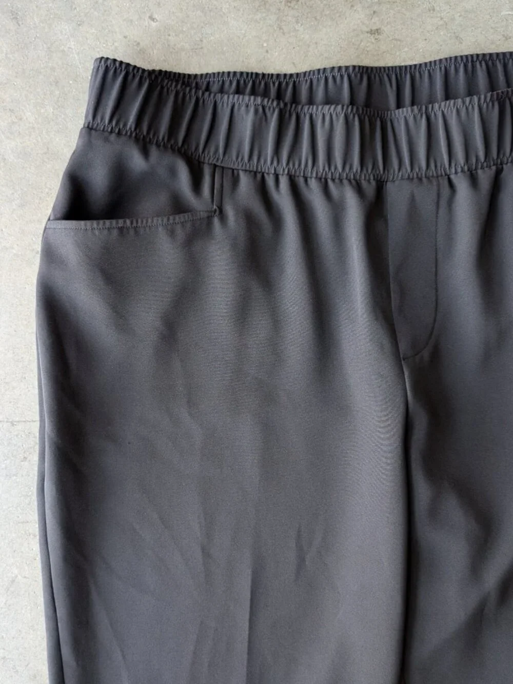 Universal Standard Go-Stretch Pant in Black Elastic Waist Trousers size 18/20